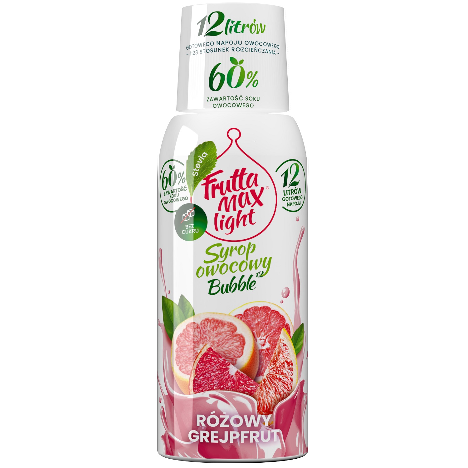 Syrop FruttaMax Różowy Grejpfrut Light